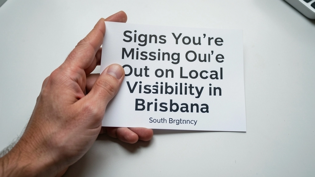 Signs You're Missing Out on Local Visibility in Brisbane